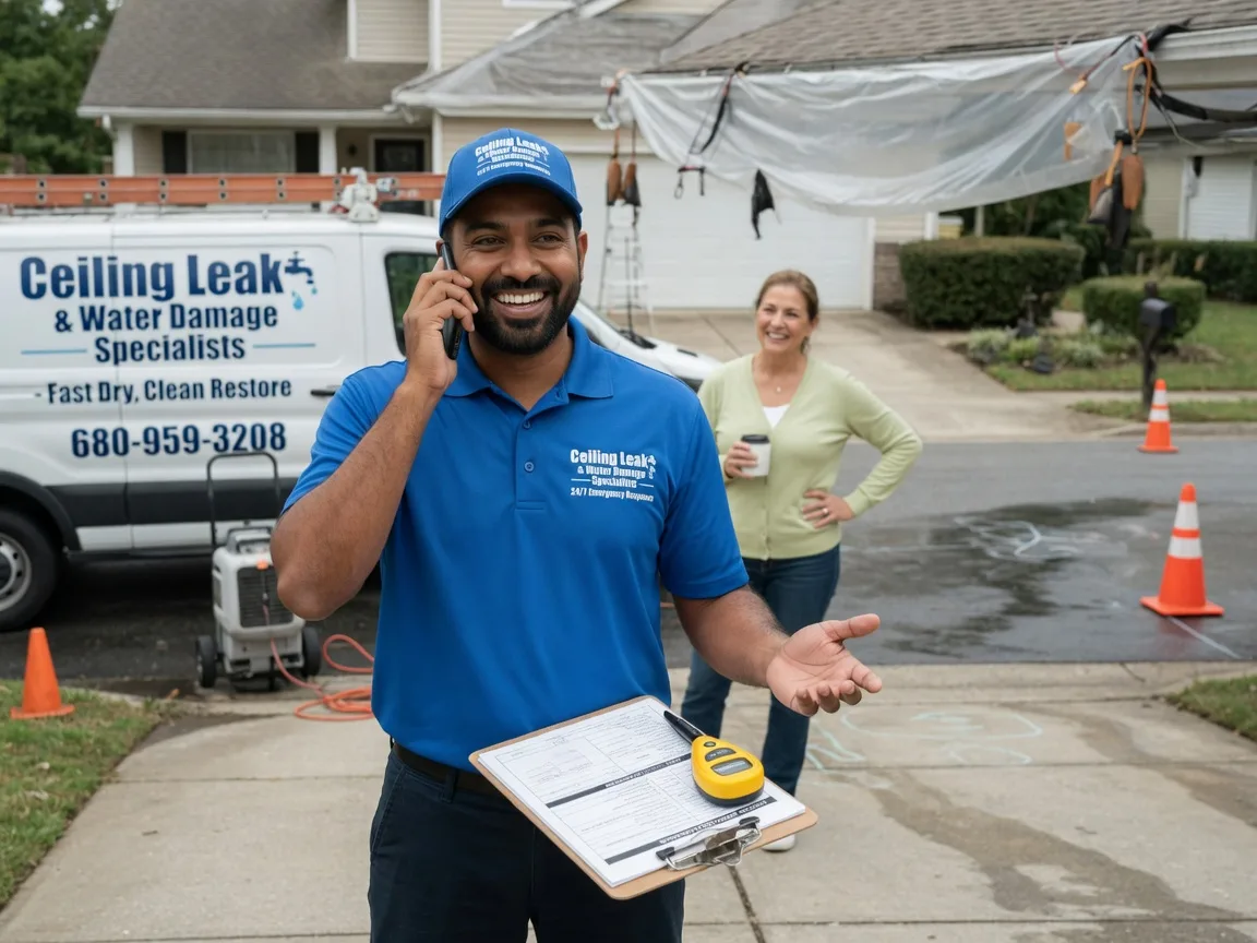 Ceiling Leak Cleanup Port Haywood, VA FAQs